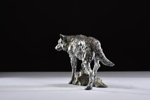 Mackie's scaled wolf on a mound