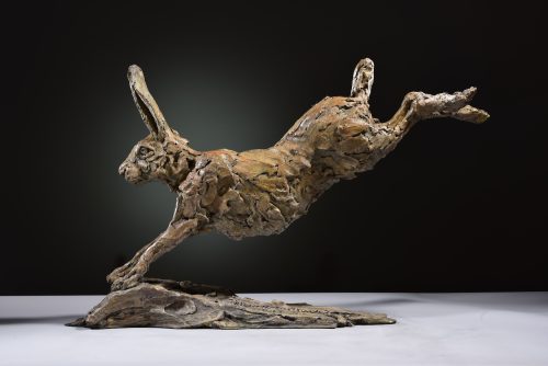 Mackie's Hare Running sculpture