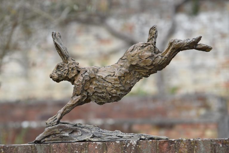 Mackie's Hare Running sculpture