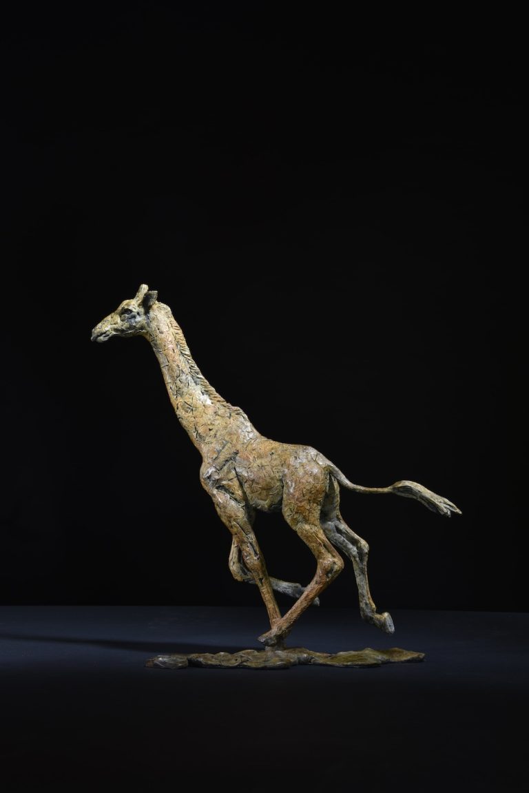 sculpture of female giraffe