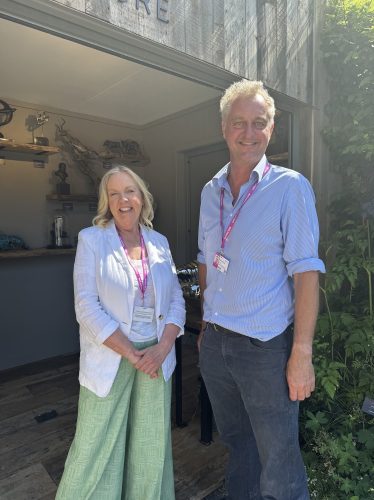 Hamish with Deborah Meaden