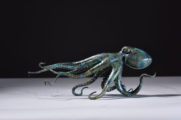 octopus sculpture scaled down