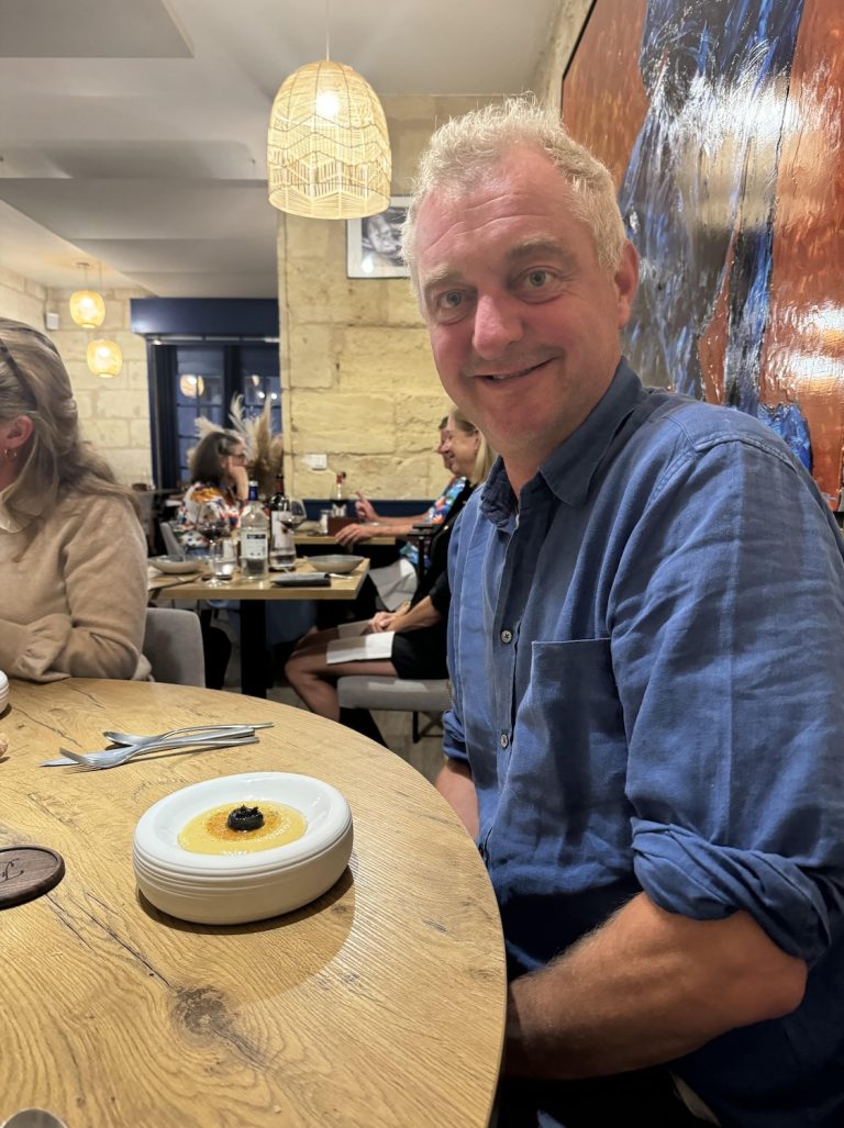 Hamish at La Fine Bouche in Bordeaux