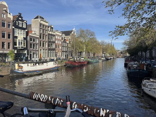 A canal in Amsterdam