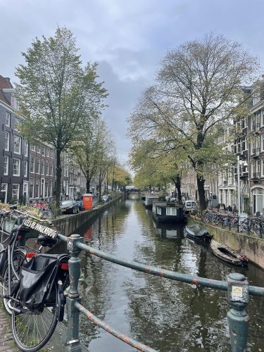 Amsterdam canal scene