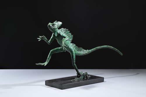 Mackie's Jesus Lizard sculpture