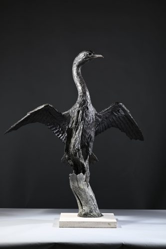 Mackie's cormorant sculpture