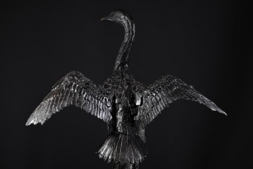 Hamish's sculpture of a cormorant