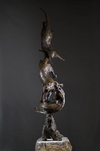 otter sculpture by Hamish