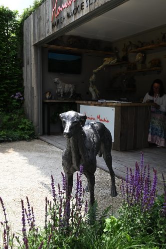 Greyhound sculpture