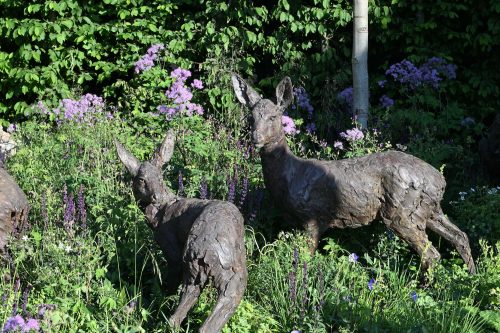 deer sculptures