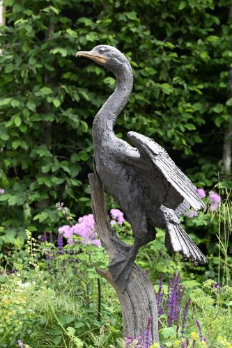 cormorant sculpture