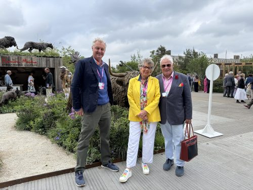 Prue Leith and her husband with Hamish