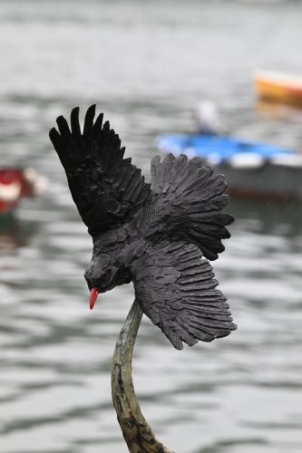 Mackie's Chough sculpture