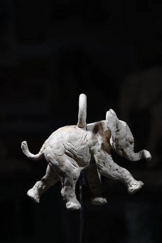 pendant clay original of elephant