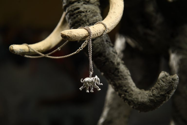 Hamish's elephant pendant