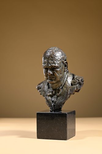 Mackie's scaled down bust of Churchill