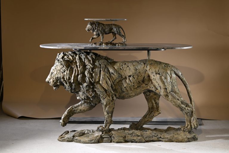 Mackie's Lion table and display table