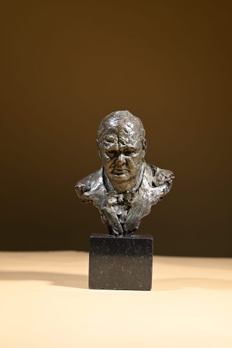 Mackie's Churchill sculpture scaled down