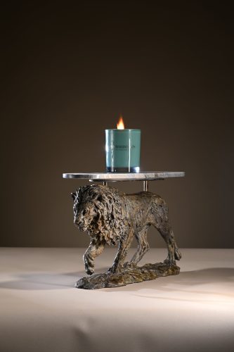 Mackie display table lion