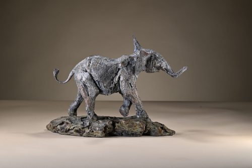 Mackie's sculpture of elephant