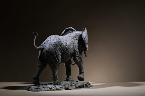 bronze elephant bull
