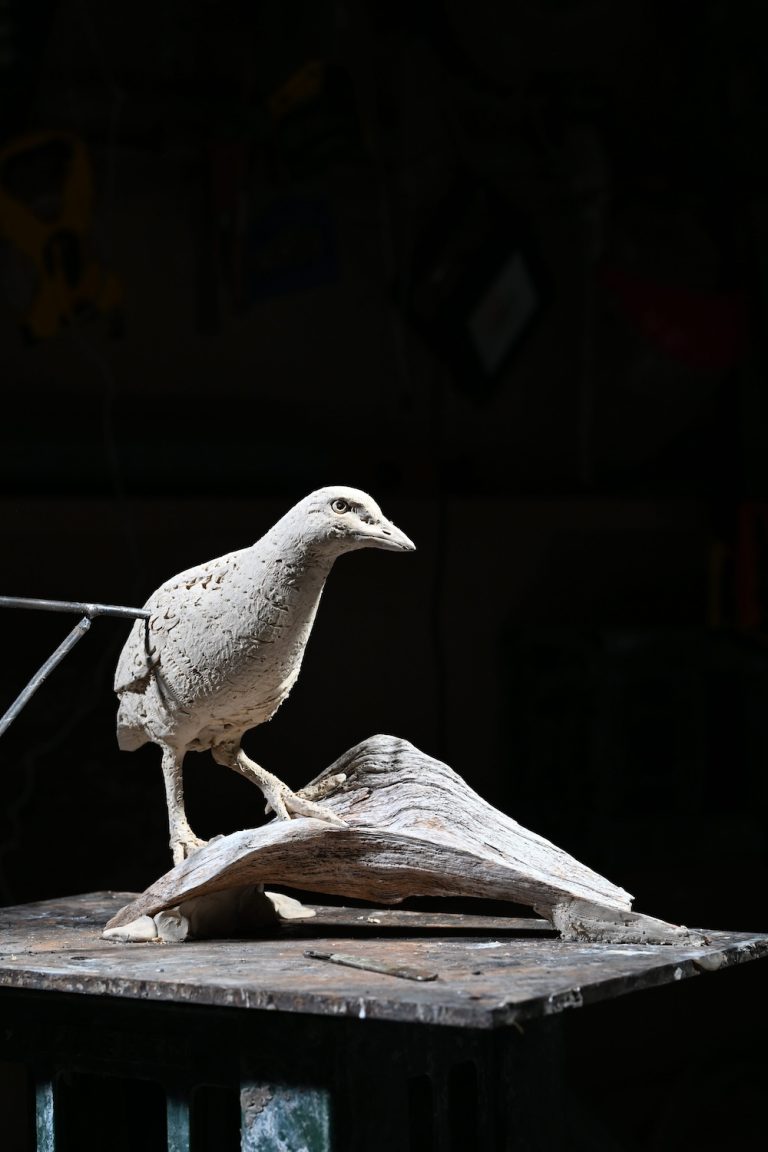 Mackie's original for corncrake sculpture