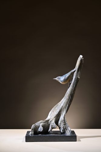 nuthatch sculpture