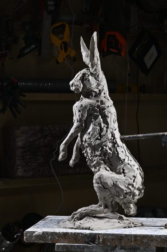 Mackie clay original hare standing