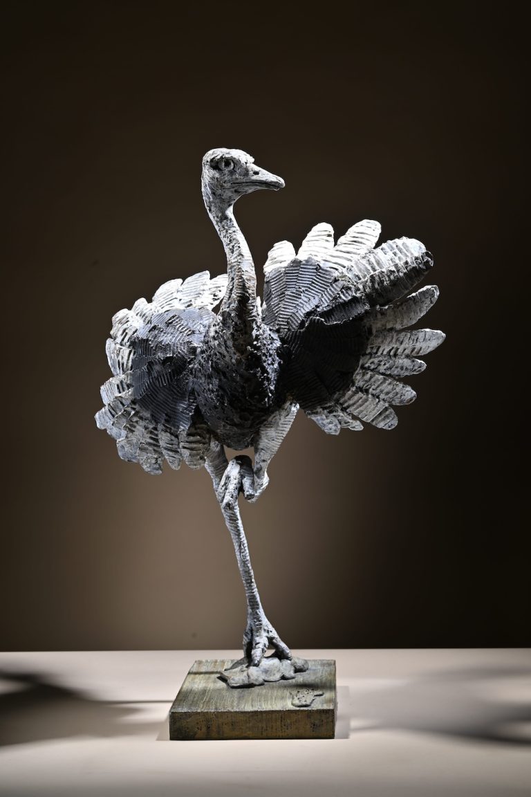 Mackie's ostrich sculpture