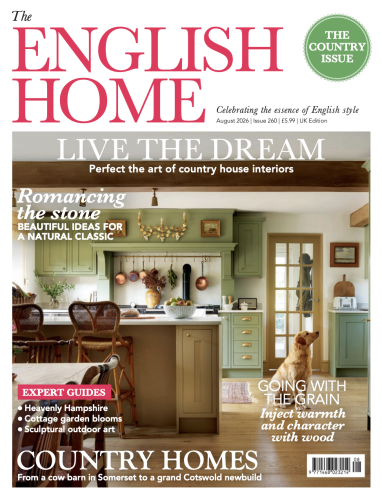 Cover of Aug 2026 English Home magazine