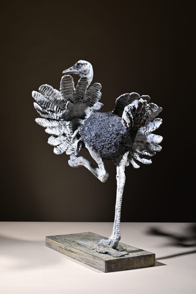 Mackie's ostrich sculpture